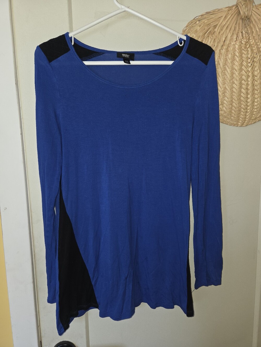 Mossimo - Royal Blue and Black Long Sleeve Tunic